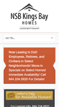 Mobile Screenshot of nsbkingsbayhomes.com