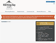 Tablet Screenshot of nsbkingsbayhomes.com